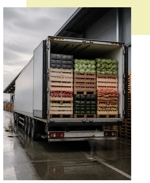 Перевозка плодоовощной продукции в Кинель по цене от 5094 р. | Агросервис-Кнл